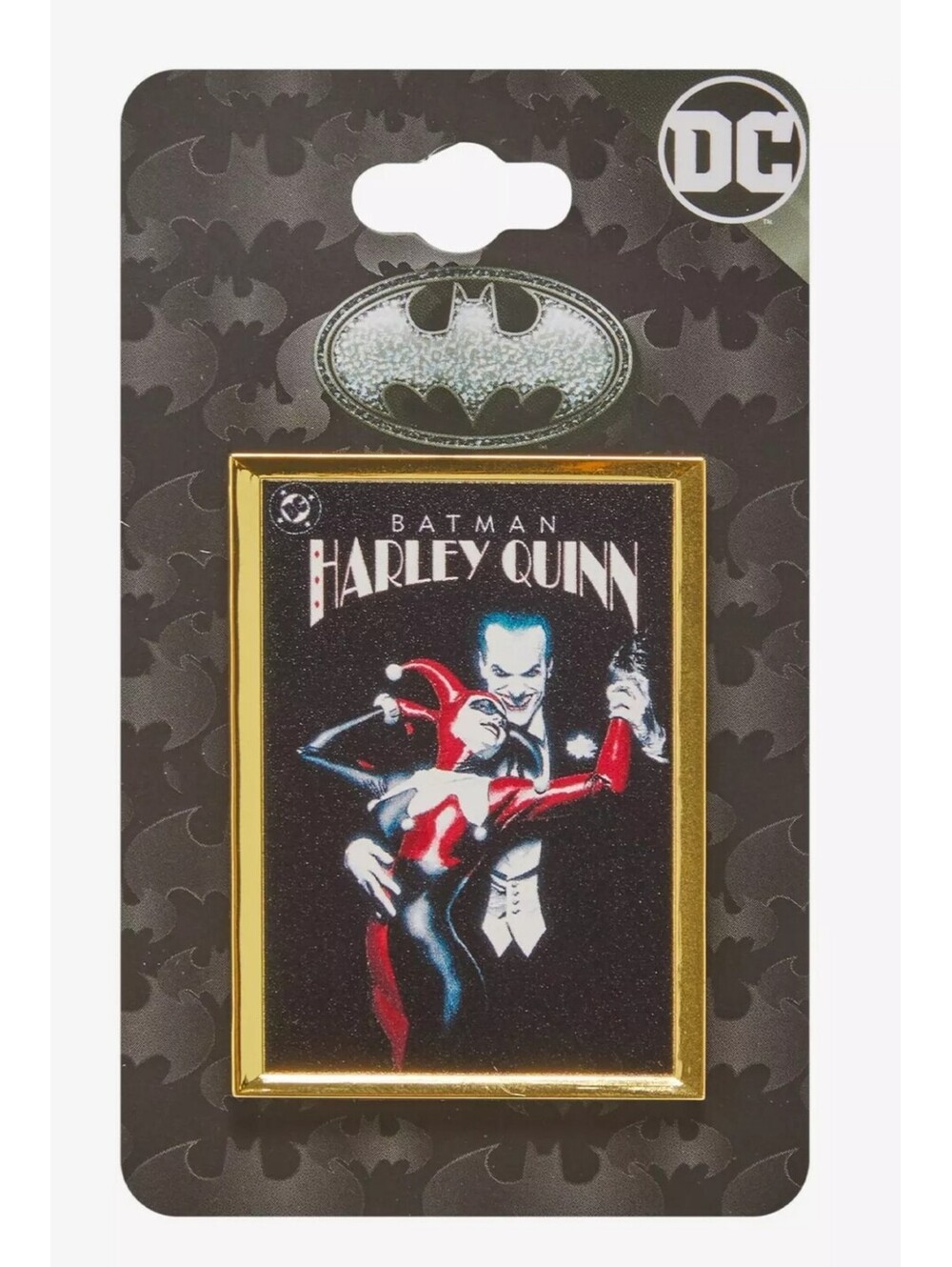HarleyDC Comics Batman The Joker & Harley Quinn Poster Enamel Pin